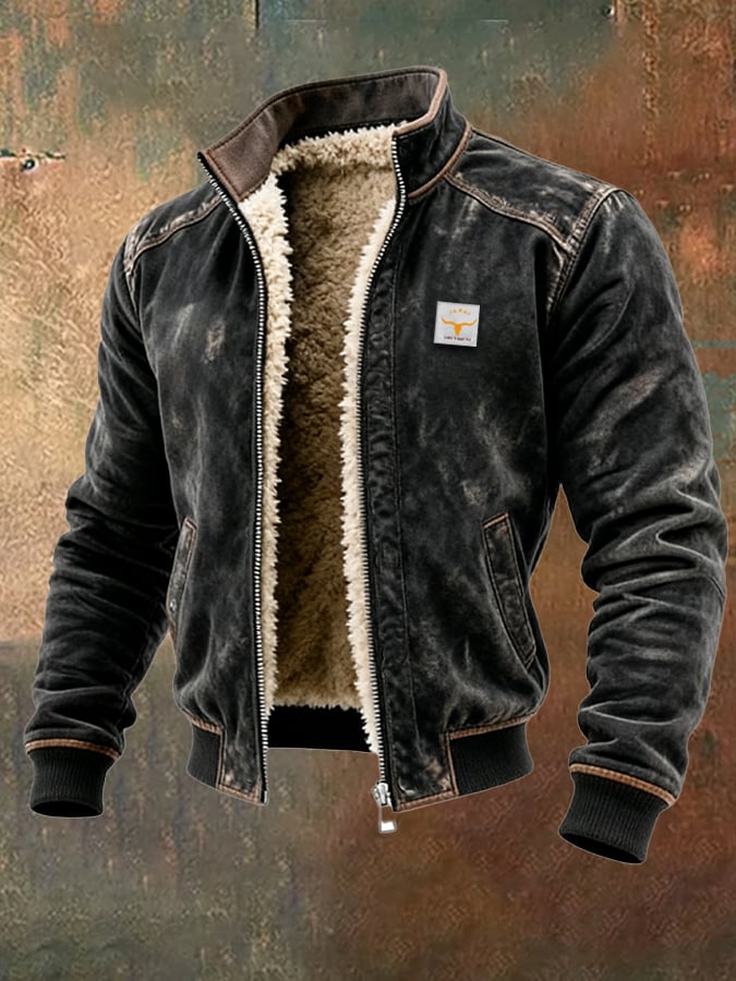 RICCARDO™ | CHAQUETA DE CUERO TÉRMICA
