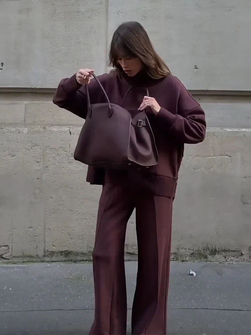 Selene | Conjunto a juego de sudadera de corte holgado