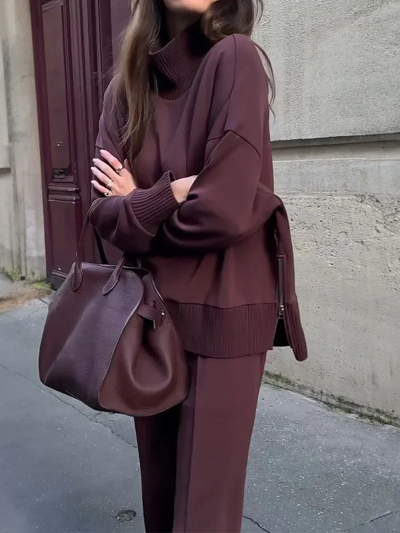 Selene | Conjunto a juego de sudadera de corte holgado