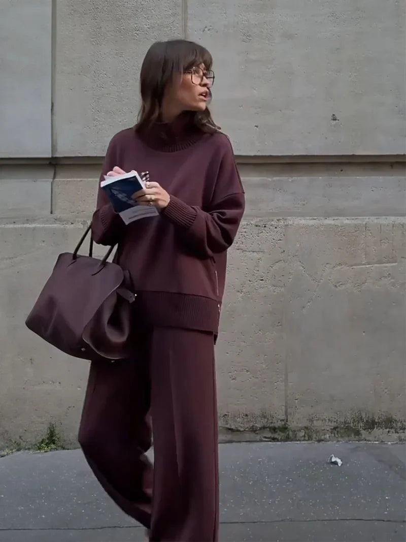 Selene | Conjunto a juego de sudadera de corte holgado