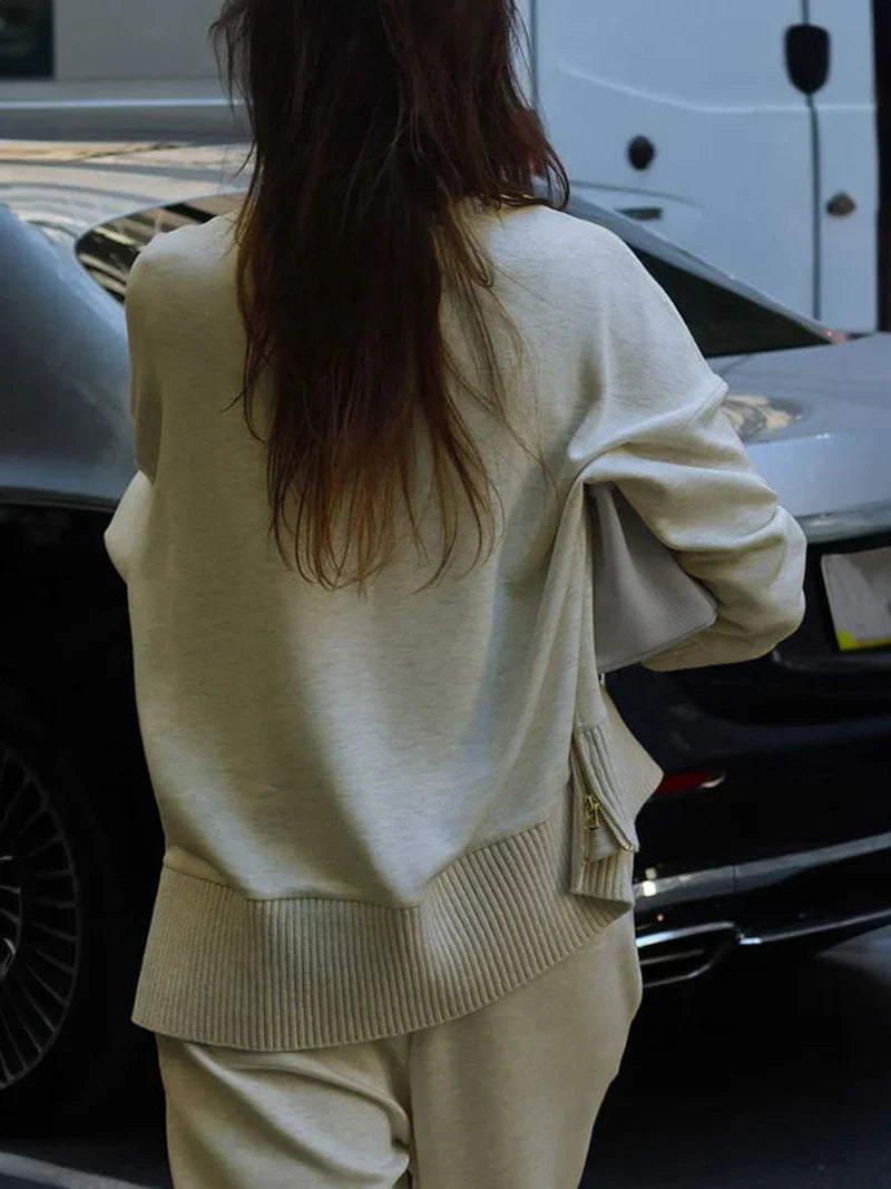 Selene | Conjunto a juego de sudadera de corte holgado