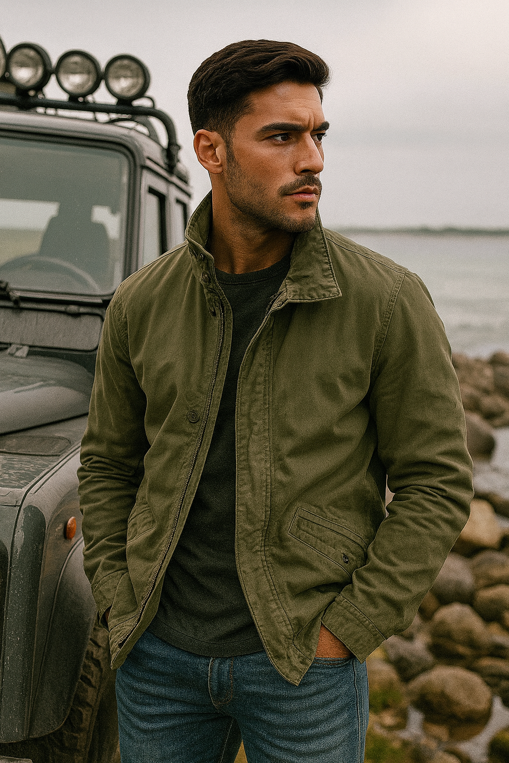 Jasper™ | Chaqueta tipo safari para hombre
